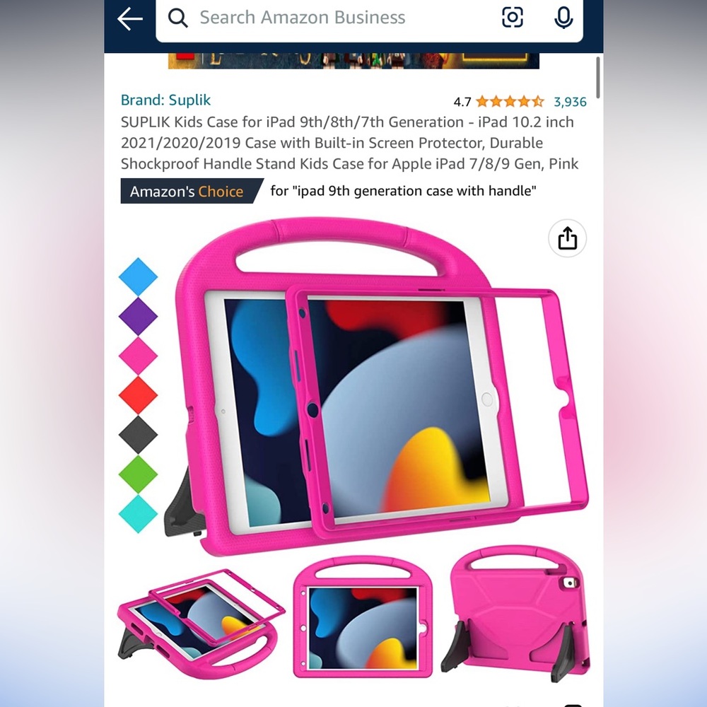 Kids Case for iPad 9th/8th/7th Generation - iPad 10.2 inch